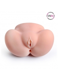 Реалистичный мастурбатор с двумя функциональными отверстиями - Erowoman-Eroman - в Сургуте купить с доставкой