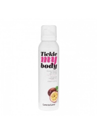Массажная хрустящая пенка Tickle my body с ароматом маракуйи - 150 мл. - Love to Love - купить с доставкой в Сургуте