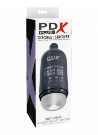 Мастурбатор в бутылке Shower Therapy Deep Cream - Pipedream - в Сургуте купить с доставкой