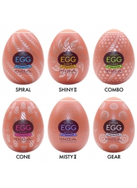 Набор из 6 мастурбаторов-яиц Tenga Egg Variety Pack V - Tenga - в Сургуте купить с доставкой
