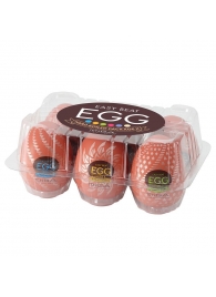 Набор из 6 мастурбаторов-яиц Tenga Egg Variety Pack V - Tenga - в Сургуте купить с доставкой