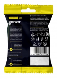 Ультратонкие презервативы Ganzo Ultra thin в мягкой упаковке - 3 шт. - Ganzo - купить с доставкой в Сургуте