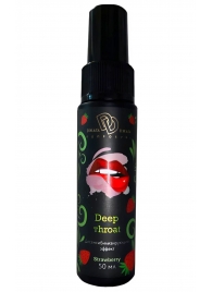 Спрей для горла Deep Throat с десенсибилизирующим эффектом и вкусом клубники - 50 мл. - БиоМед - купить с доставкой в Сургуте