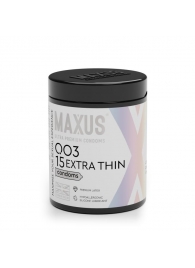 Экстремально тонкие презервативы MAXUS 003 Extra Thin - 15 шт. - Maxus - купить с доставкой в Сургуте
