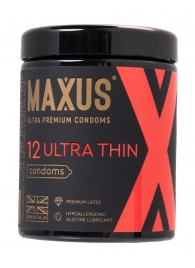 Ультратонкие презервативы MAXUS Ultra Thin - 12 шт. - Maxus - купить с доставкой в Сургуте