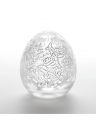 Мастурбатор-яйцо Keith Haring EGG PARTY - Tenga - в Сургуте купить с доставкой