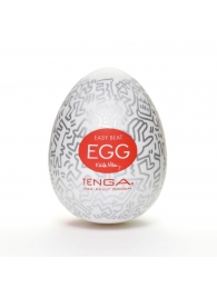 Мастурбатор-яйцо Keith Haring EGG PARTY - Tenga - в Сургуте купить с доставкой