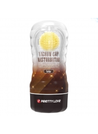 Прозрачный текстурированный мастурбатор Vacuum Cup Masturbator Stellar - Baile - в Сургуте купить с доставкой