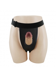 Полый страпон на регулируемых трусиках Houston - 17,5 см. - Baile - купить с доставкой в Сургуте