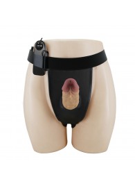 Полый вибрострапон на регулируемых трусиках Draven - 17,5 см. - Baile - купить с доставкой в Сургуте