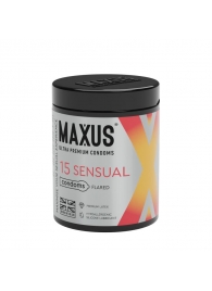 Анатомические презервативы MAXUS Sensual - 15 шт. - Maxus - купить с доставкой в Сургуте