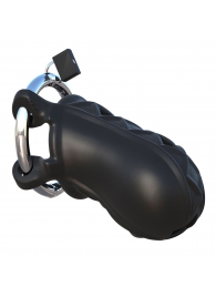 Черный замок верности Extreme Silicone Cock Blocker - Pipedream - купить с доставкой в Сургуте