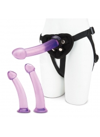 Тренировочный набор с тремя насадками Pegging Training Set - Lux Fetish - купить с доставкой в Сургуте