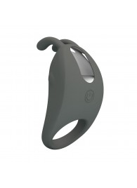 Серое эрекционное кольцо с вибрацией Master Ring - Baile - в Сургуте купить с доставкой