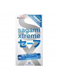 Презервативы Sagami Xtreme Ultrasafe с двойным количеством смазки - 10 шт. - Sagami - купить с доставкой в Сургуте