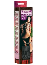 Чёрная веревка для связывания - 700 см. - Orion - купить с доставкой в Сургуте