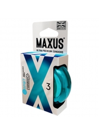 Презервативы Maxus G spot с двойной спиралью - 3 шт. - Maxus - купить с доставкой в Сургуте