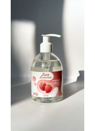 Лубрикант на водной основе Love Protection Raspberry с ароматом малины - 300 мл. - Lola Games - купить с доставкой в Сургуте