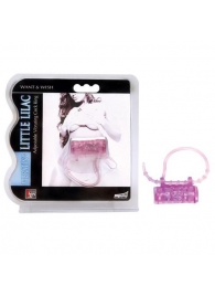 Эрекционное кольцо с вибратором LITTLE LILAC - Dream Toys - в Сургуте купить с доставкой