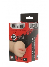Нежный мастурбатор-ротик REALSTUFF 5INCH MASTURBATOR BJ - Dream Toys - в Сургуте купить с доставкой