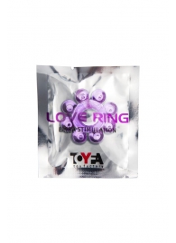 Мягкая фиолетовая гелевая насадка - Toyfa Basic - в Сургуте купить с доставкой