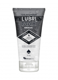 Водно-силиконовый интимный гель-смазка Lubrimax Brave - 75 мл. - ИнтелБИО - купить с доставкой в Сургуте