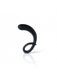 Черный массажер простаты Curving Curt - 13 см. - MyStim - купить с доставкой в Сургуте