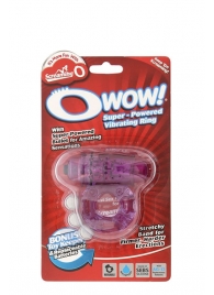 Фиолетовое эрекционное виброкольцо OWOW PURPLE - Screaming O - в Сургуте купить с доставкой