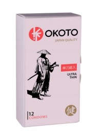 Тонкие презервативы OKOTO Ultra Thin - 12 шт. - Sitabella - купить с доставкой в Сургуте