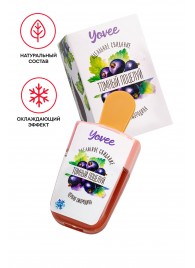 Охлаждающий бальзам для губ «Томный поцелуй» с ароматом черной смородины - 5 мл. - ToyFa - купить с доставкой в Сургуте