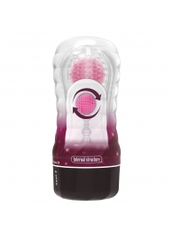 Прозрачный текстурированный мастурбатор Vacuum Cup Masturbator Black Hole - Baile - в Сургуте купить с доставкой