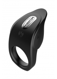 Черное эрекционное виброкольцо Vibro Lust Ring - MALESATION - в Сургуте купить с доставкой