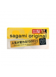Презервативы увеличенного размера Sagami Original 0.02 XL-size - 12 шт. - Sagami - купить с доставкой в Сургуте