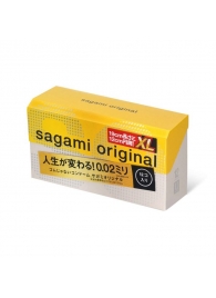 Презервативы увеличенного размера Sagami Original 0.02 XL-size - 12 шт. - Sagami - купить с доставкой в Сургуте