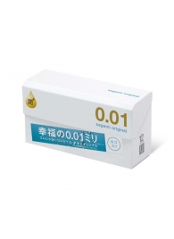 Увлажнённые презервативы Sagami Original 0.01 Extra Lub - 12 шт. - Sagami - купить с доставкой в Сургуте