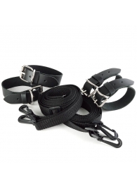 Черный комплект для растяжки на кровати «Новичок» - Sitabella - купить с доставкой в Сургуте