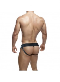 Телесный фаллопротез на черных эластичных ремнях 7 Inch Hollow Strap On - 17 см. - Blush Novelties - купить с доставкой в Сургуте