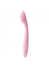 Нежно-розовый клиторальный вибратор Keri Pale Pink - 17 см. - Svakom