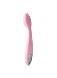 Нежно-розовый клиторальный вибратор Keri Pale Pink - 17 см. - Svakom