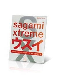 Ультратонкий презерватив Sagami Xtreme SUPERTHIN - 1 шт. - Sagami - купить с доставкой в Сургуте