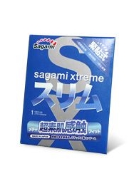 Презерватив Sagami Xtreme FEEL FIT 3D - 1 шт. - Sagami - купить с доставкой в Сургуте