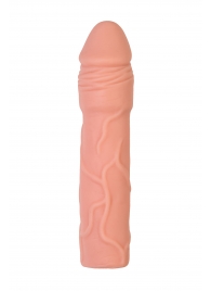 Телесная удлиняющая насадка с подхватом - 19 см. - ToyFa - в Сургуте купить с доставкой