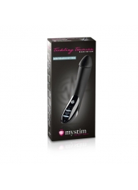 Вибратор с электростимуляцией Tickling Truman Black Edition - 27 см. - MyStim - купить с доставкой в Сургуте