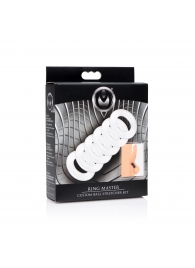 Комплект из 6 прозрачных эрекционных колец Ring Master Custom Ball Stretcher Kit - XR Brands - в Сургуте купить с доставкой