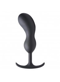 Черный массажер простаты с утяжелителями Premium Silicone Weighted Prostate Plug XL - 20,8 см. - XR Brands - в Сургуте купить с доставкой