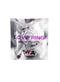 Прозрачное виброкольцо с двумя вибропульками - Toyfa Basic - в Сургуте купить с доставкой