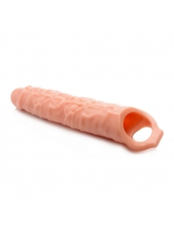 Телесная насадка-удлинитель 3 Inch Extender Sleeve - 27,3 см. - XR Brands - в Сургуте купить с доставкой