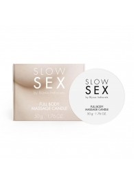Массажная свеча для всего тела Slow Sex - 50 гр. - Bijoux Indiscrets - купить с доставкой в Сургуте