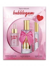 Набор средств для массажа и ласк Bubblegum Play Kit - Bijoux Indiscrets - купить с доставкой в Сургуте