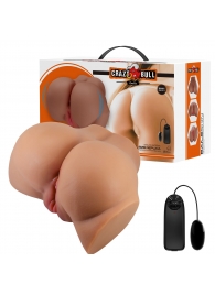 Карамельный мастурбатор-полуторс Emilia с вибрацией - Baile - в Сургуте купить с доставкой